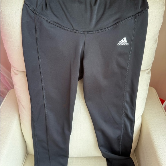 Small Maternity Adidas Black Leggings - Picture 2 of 6
